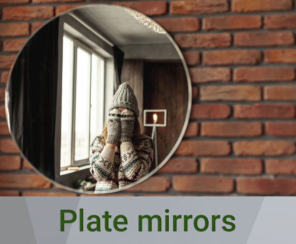plate mirror